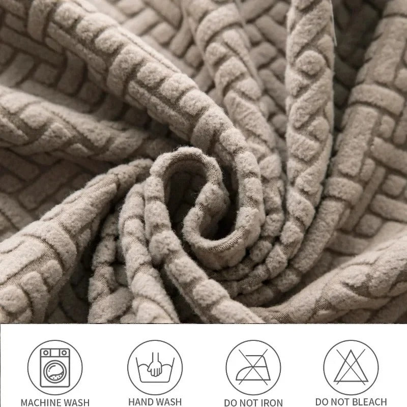 Universal Chair Cover – Thickened Elastic Chair Cushion Cover for All-Year Use - Delicate Leather