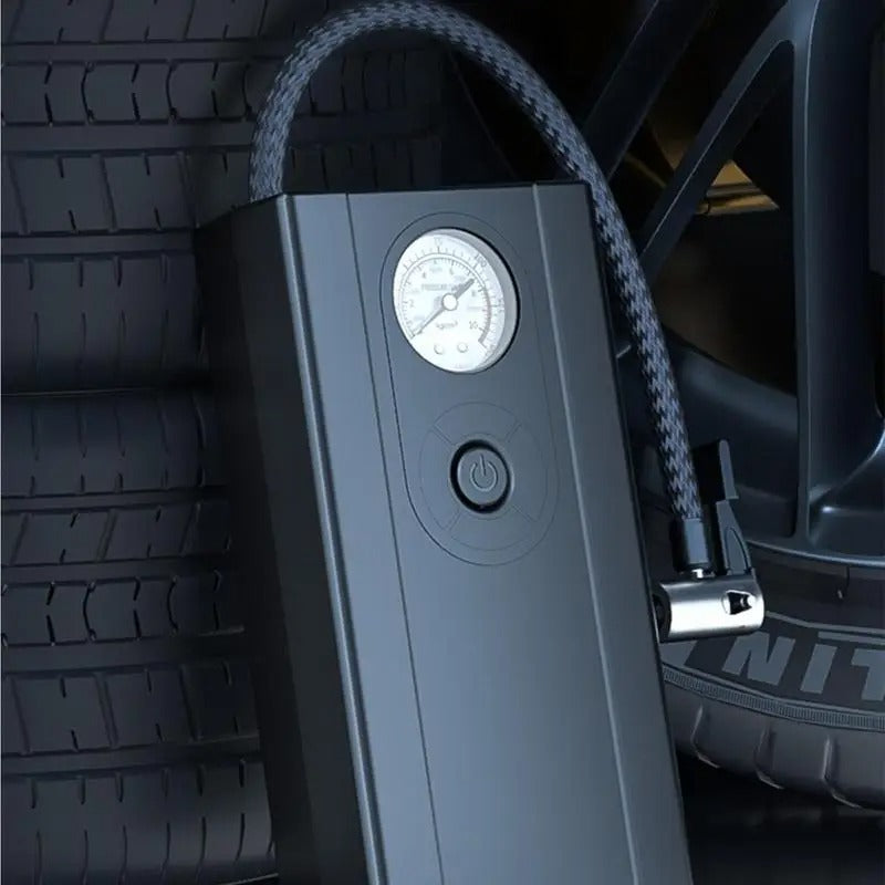 12V Mini Car Tire Pump – Portable Air Compressor for Cars & Bicycles
