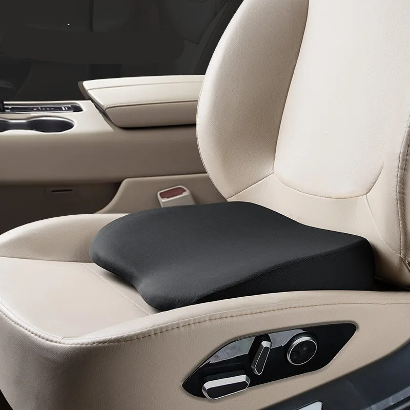 Thickened Driver Booster Seat Cushion – All-Season Seat Pad for Height & Lumbar Support