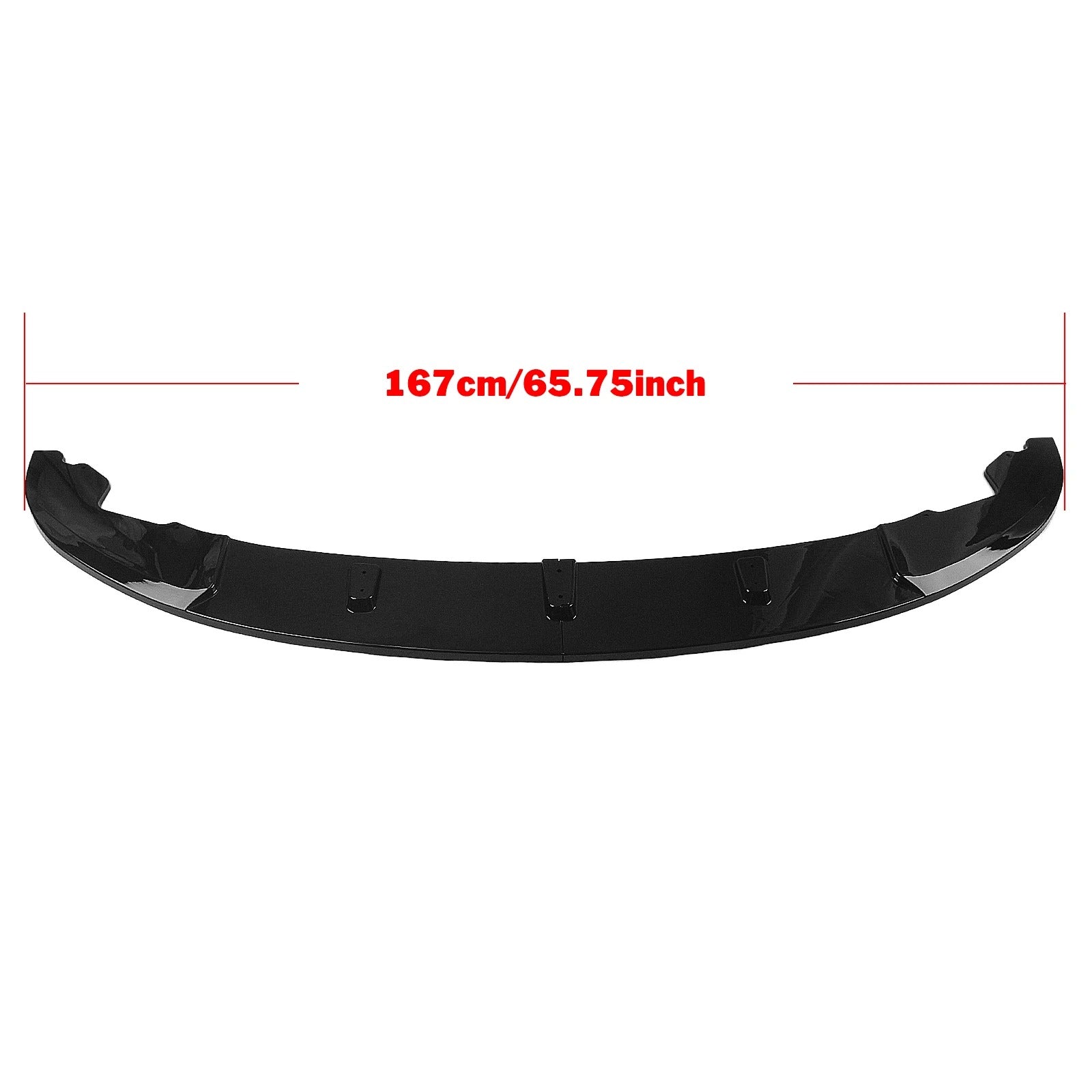 Gloss Black/Carbon Fiber Look Front Bumper Spoiler Lip for BMW F32/F33/F36 4 Series M Sport (2014-2020)