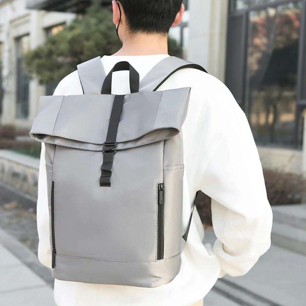 Men’s Waterproof Business Backpack – Large Capacity Laptop & Travel Rucksack