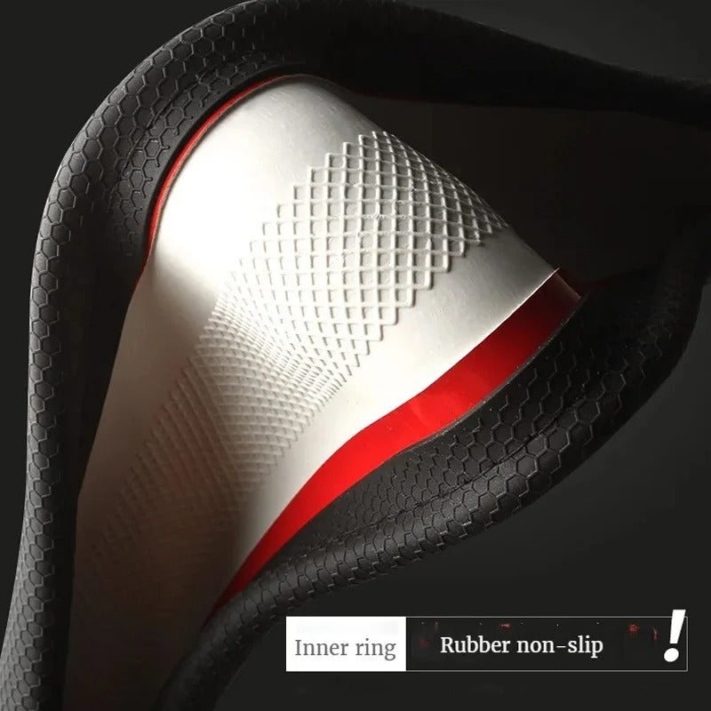 3D Honeycomb Leather Steering Wheel Cover – Anti-Slip, Universal Fit for 14.5–15 Inch Wheels | Durable & Breathable Design