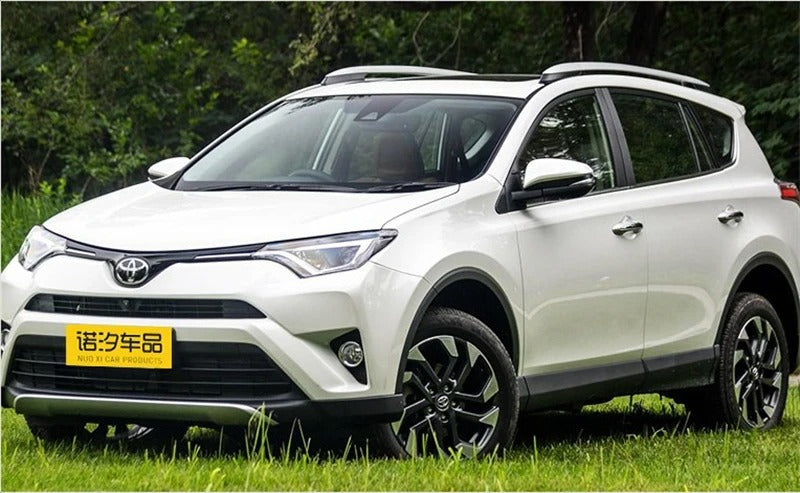 Roof Rack for Toyota RAV4 (2013-2018) - High-Quality Aluminum Alloy Rails for Luggage Carrier - Delicate Leather