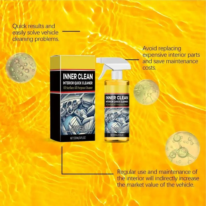 Total Interior Cleaner & Protectant – All-Purpose Spray for Car Interior Maintenance