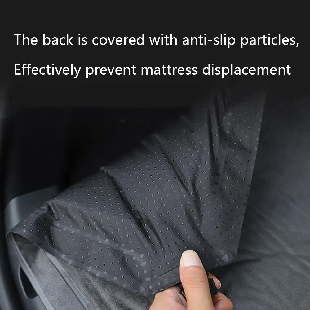 Car Air Mattress for Tesla Model Y / Model 3 – Self-Inflating Camping & Travel Bed - Delicate Leather