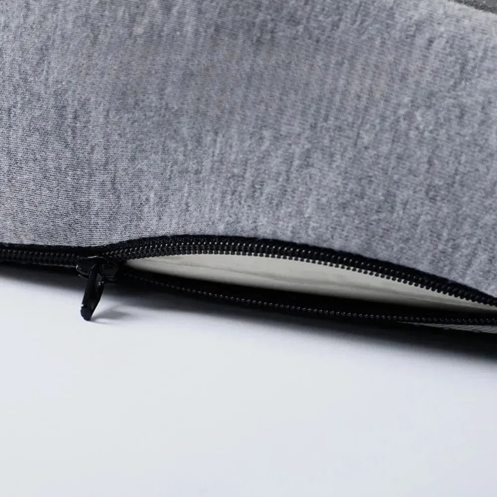 Memory Cotton One-Piece Seat and Back Cushion – Ergonomic Support for Students, Office Chairs, and Car Seats - Delicate Leather