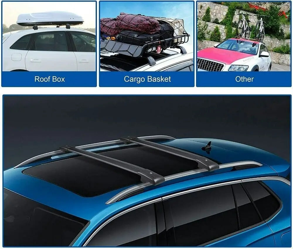 2PCS Crossbars for Roewe MG RX5 MAX (2019-2024) - Heavy Duty Roof Rail Rack Bars