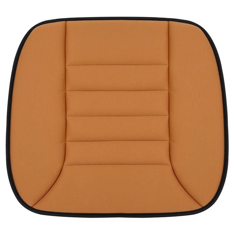 Dual-Purpose Memory Cotton Car Seat Cushion - Heightening Pad for Comfort and Support - Delicate Leather