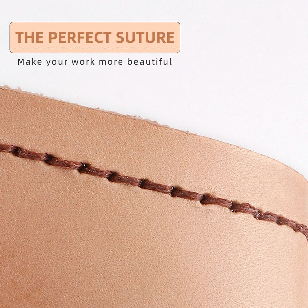 Speedy Stitcher Sewing Awl Kit - Professional Hand Stitching Tool for Leather & Heavy Fabrics - Delicate Leather