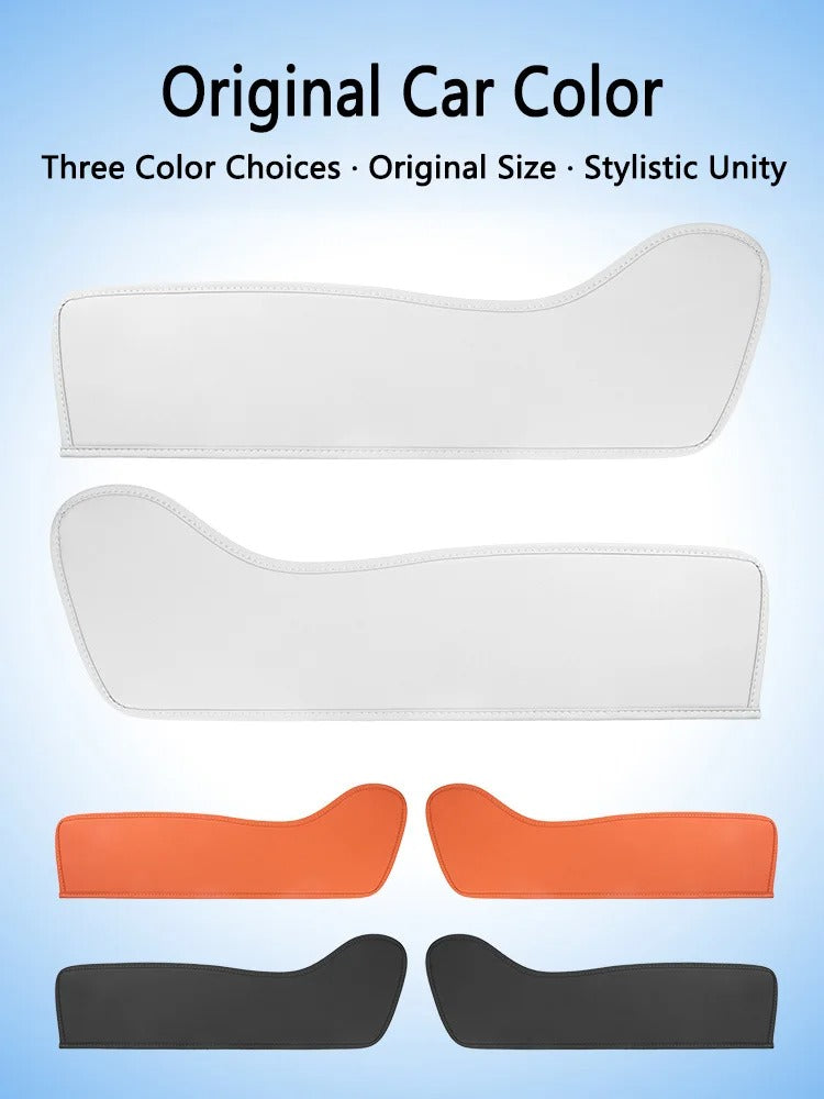 Car Seat Anti-Scratch Leather Protection Sticker – Anti-Kick Pad for Car - Delicate Leather