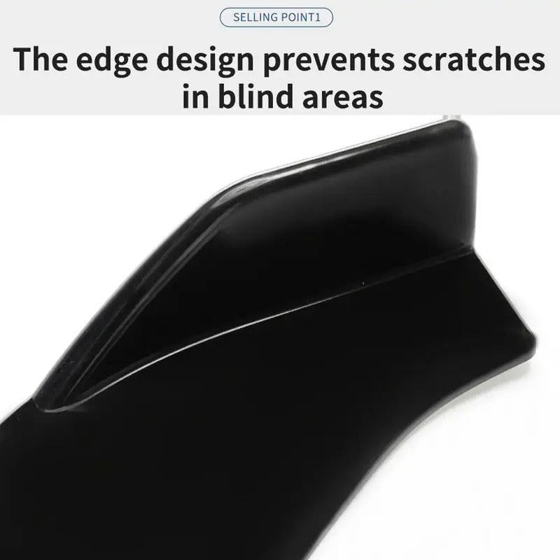 Adjustable Front Bumper Lip Splitter – Universal Fit Body Kit Spoiler - Delicate Leather