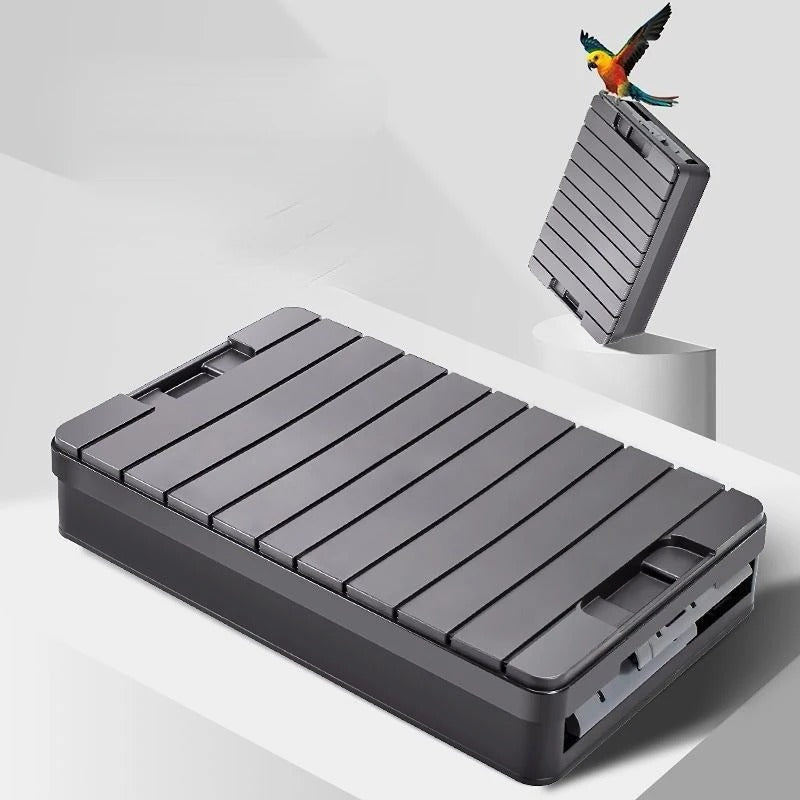 35L Foldable Car Trunk Storage Box – Portable Organizer for Vehicle Essentials - Delicate Leather