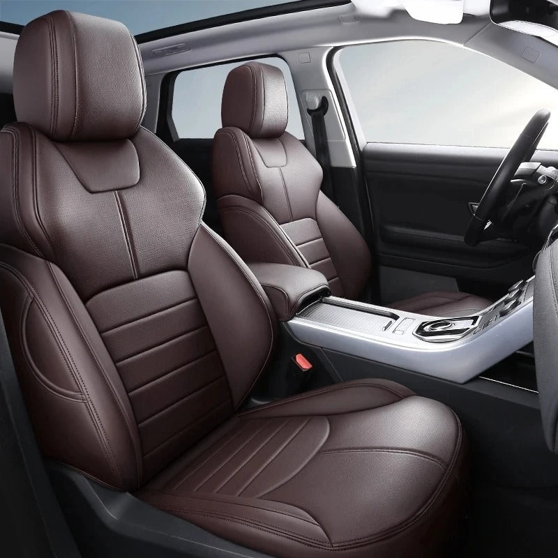 Custom Fit Car Seat Covers – 98% Compatibility for 5-Seater Vehicles - Delicate Leather