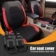 Universal PU Leather Car Seat Cover Set - 4 or 9 Piece Full Protection for Cars, Trucks, and Vans - Delicate Leather
