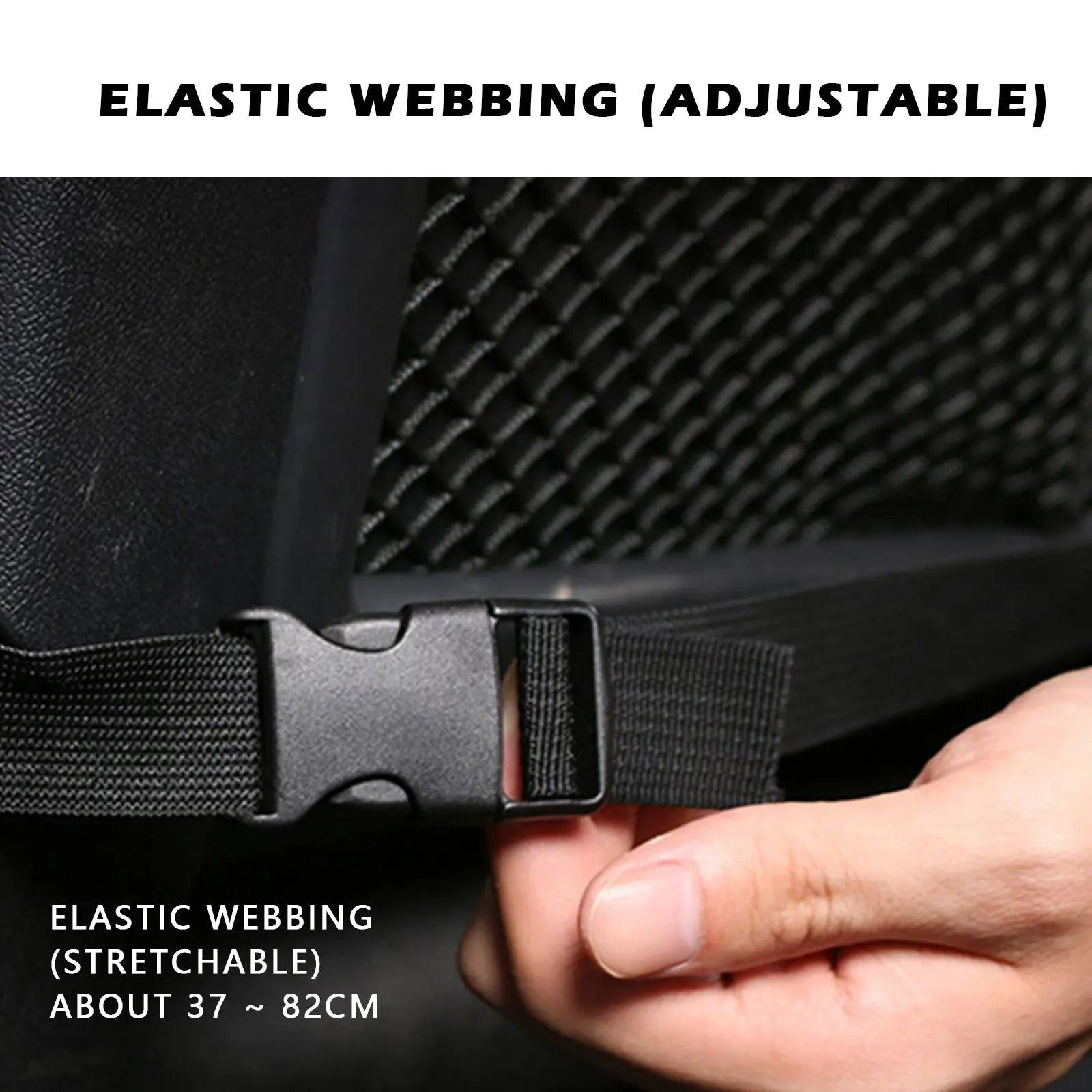 Car Seat Heightening Cushion – Ergonomic Thickened Driver Seat Cushion for Comfort and Improved View