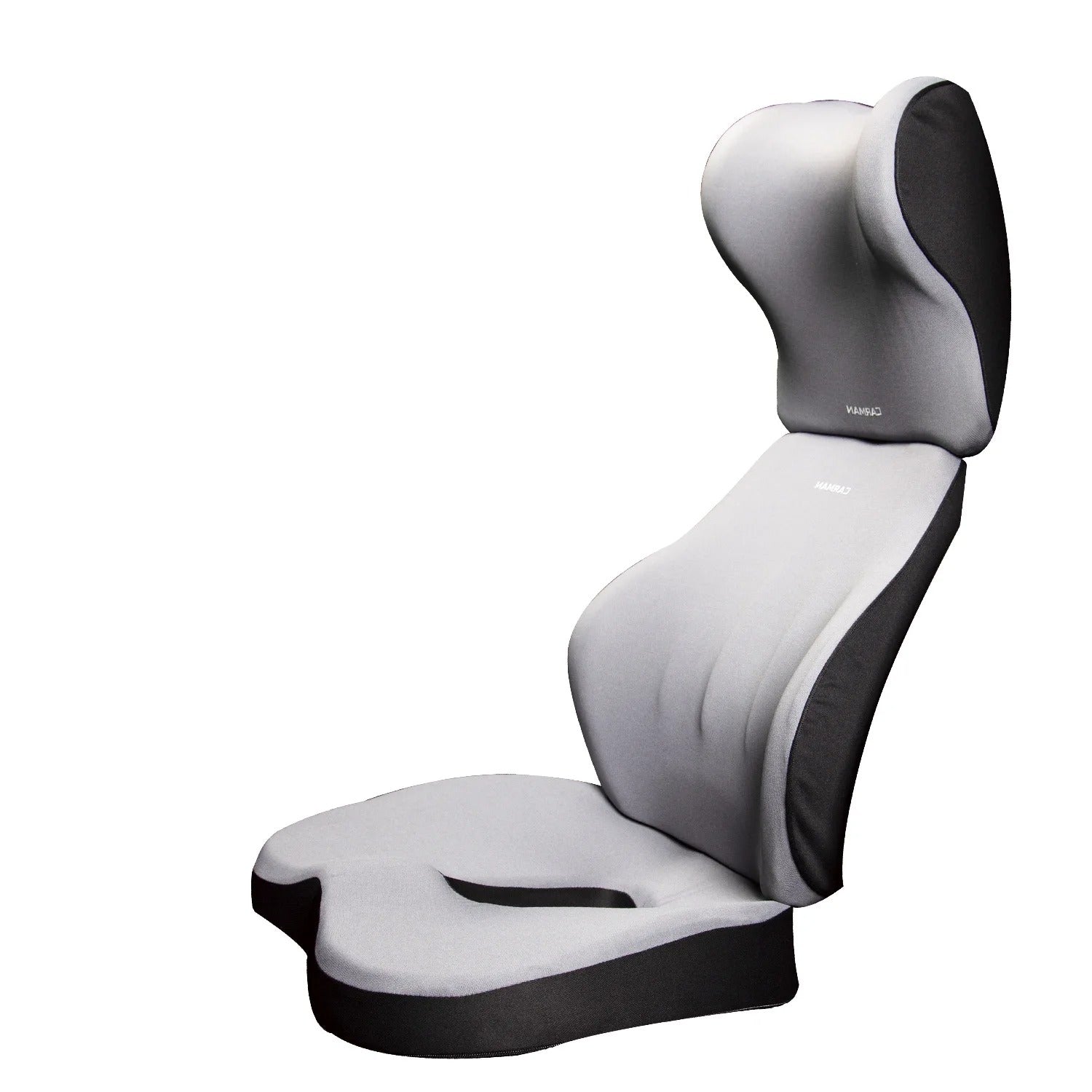 Memory Foam Car Headrest & Lumbar Cushion Set – Ergonomic Support for Neck & Lower Back - Delicate Leather