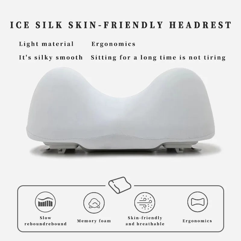 Neck Pillow Headrest for Tesla Model 3 and Model Y 2024 – Premium Seat Support Accessory - Delicate Leather