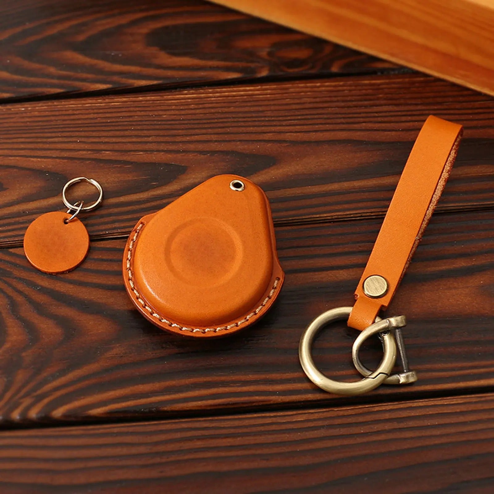 Handcrafted Genuine Leather Smart Key Fob Cover