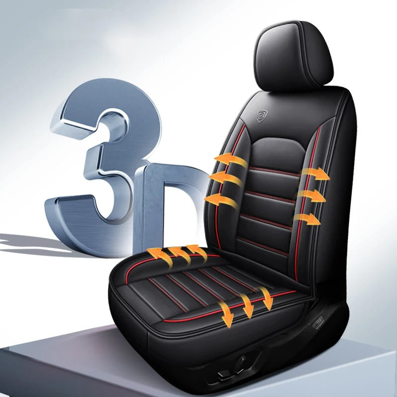 Full Set Leather Car Seat Covers - Universal Fit for Car - Delicate Leather