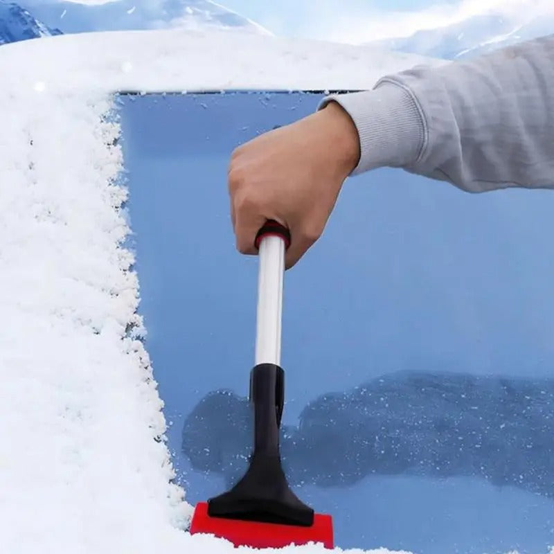 Snow Scraper with Foam Handle – No-Scratch Ice Crusher for Automotive Windows - Delicate Leather