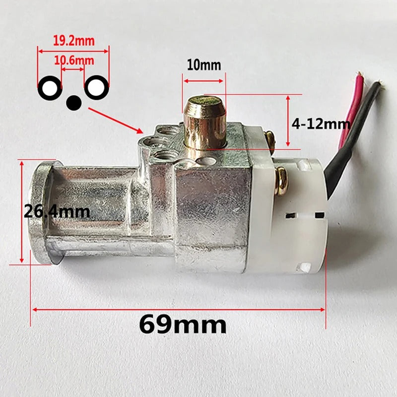 Bigger Head Electric Bicycle Ignition On/Off Key Switch - Heavy Load E-Bike Li-ion Battery Lock - Delicate Leather
