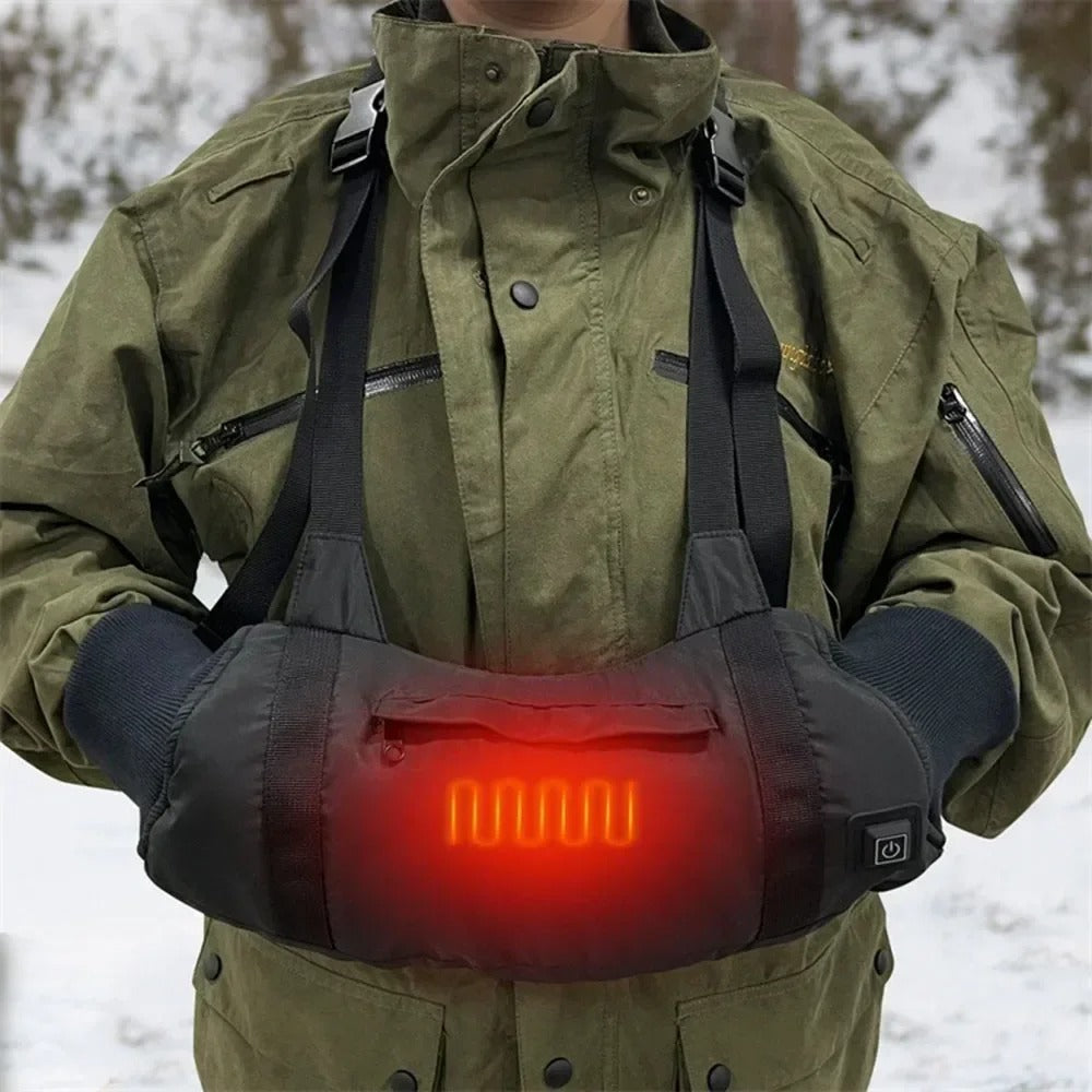 USB Electric Heated Gloves - 3-Grade Adjustable Temperature Winter Thermal Hand Warmers for Outdoor Activities