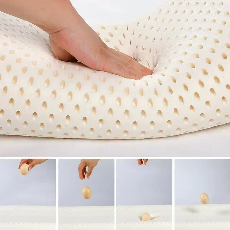 1PC Natural Latex Seat Cushion – Orthopaedic Pillow for Chair and Hips Support