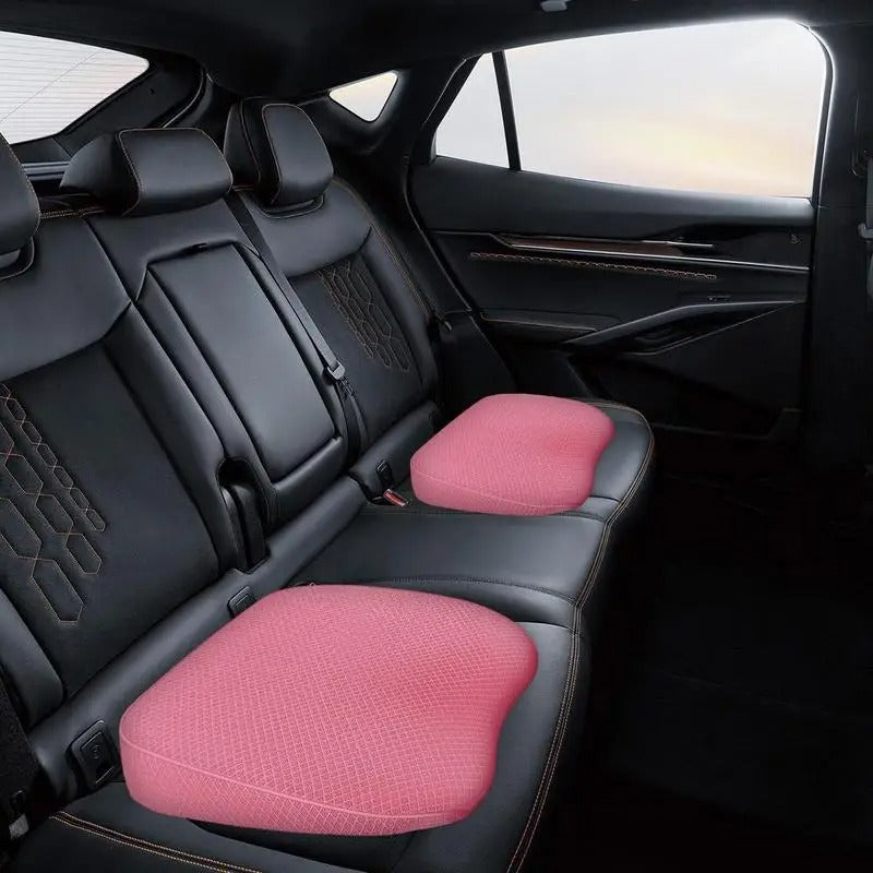 Seat Cushion Pad – Heightening Mat for Cars, Office, and Home Chairs - Delicate Leather