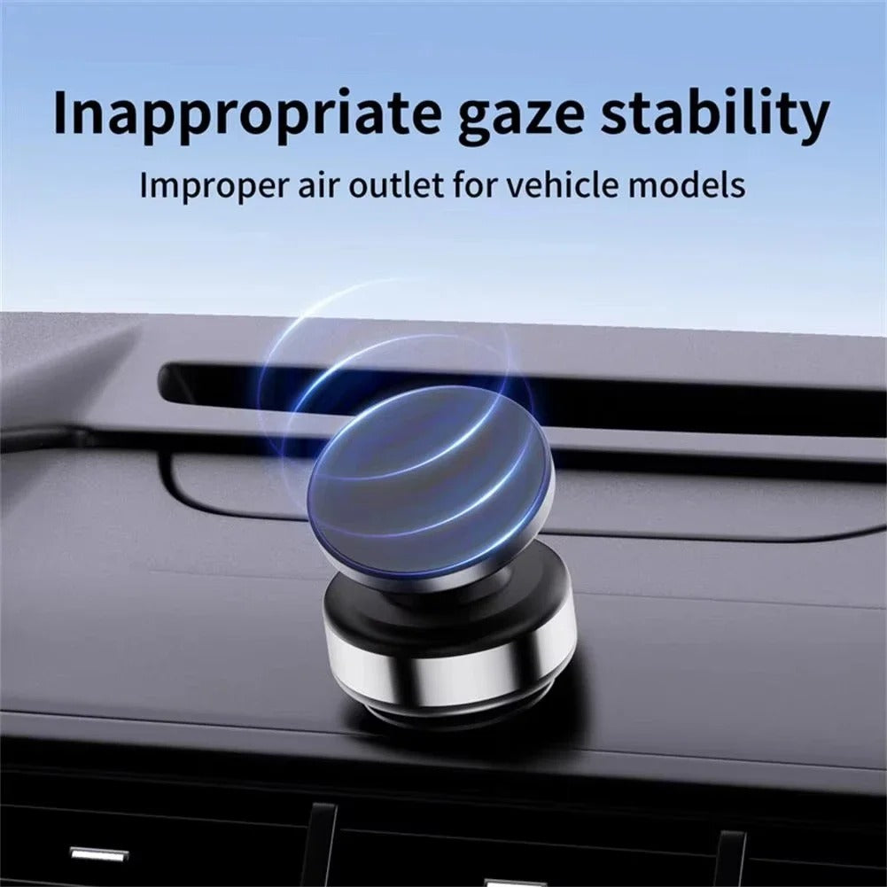 360° Rotating Magnetic Car Phone Holder – Dual-Sided Vacuum Suction Mount for Smartphones