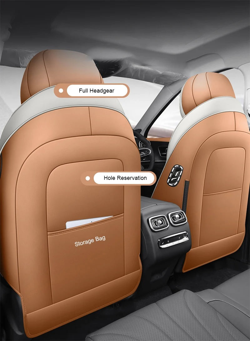 Custom Fit Leather Seat Covers – Full Set for car - Delicate Leather