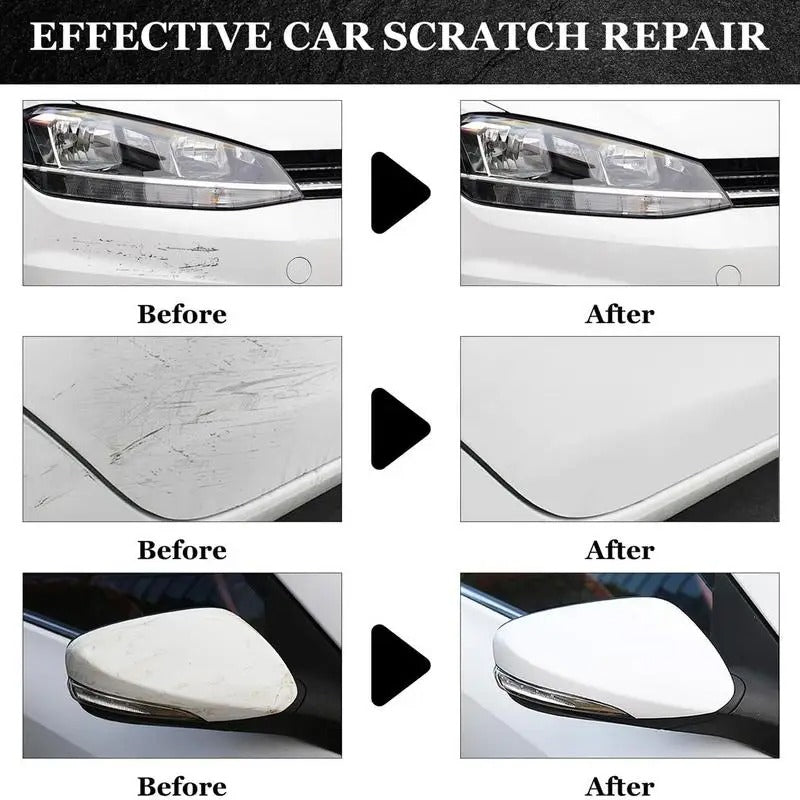 Car Wax Scratch Repair Paste - Professional Auto Polishing Wax for Scratch Removal, Shine & Protection - Delicate Leather