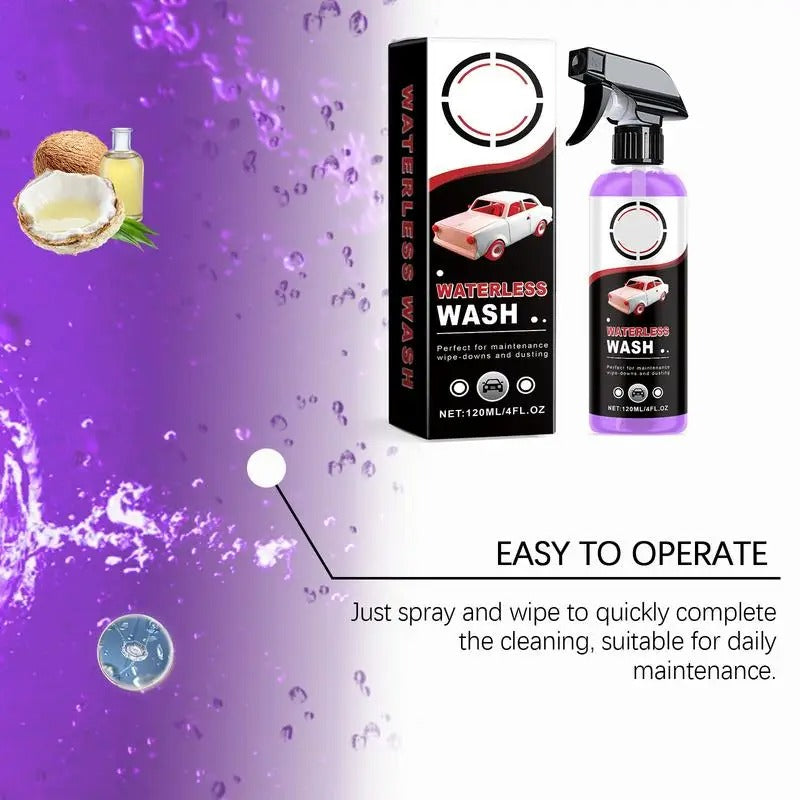 Car Tire Cleaner & Brightener Spray – Tire Restorer with UV Protection (120ml) - Delicate Leather
