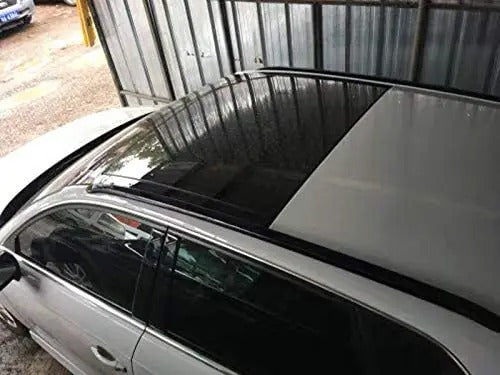 Decorative Roof Rack Rails for Audi A3 8V Hatchback Sportback (2012-2019) - Aluminum Alloy Luggage Carrier Bars - Delicate Leather