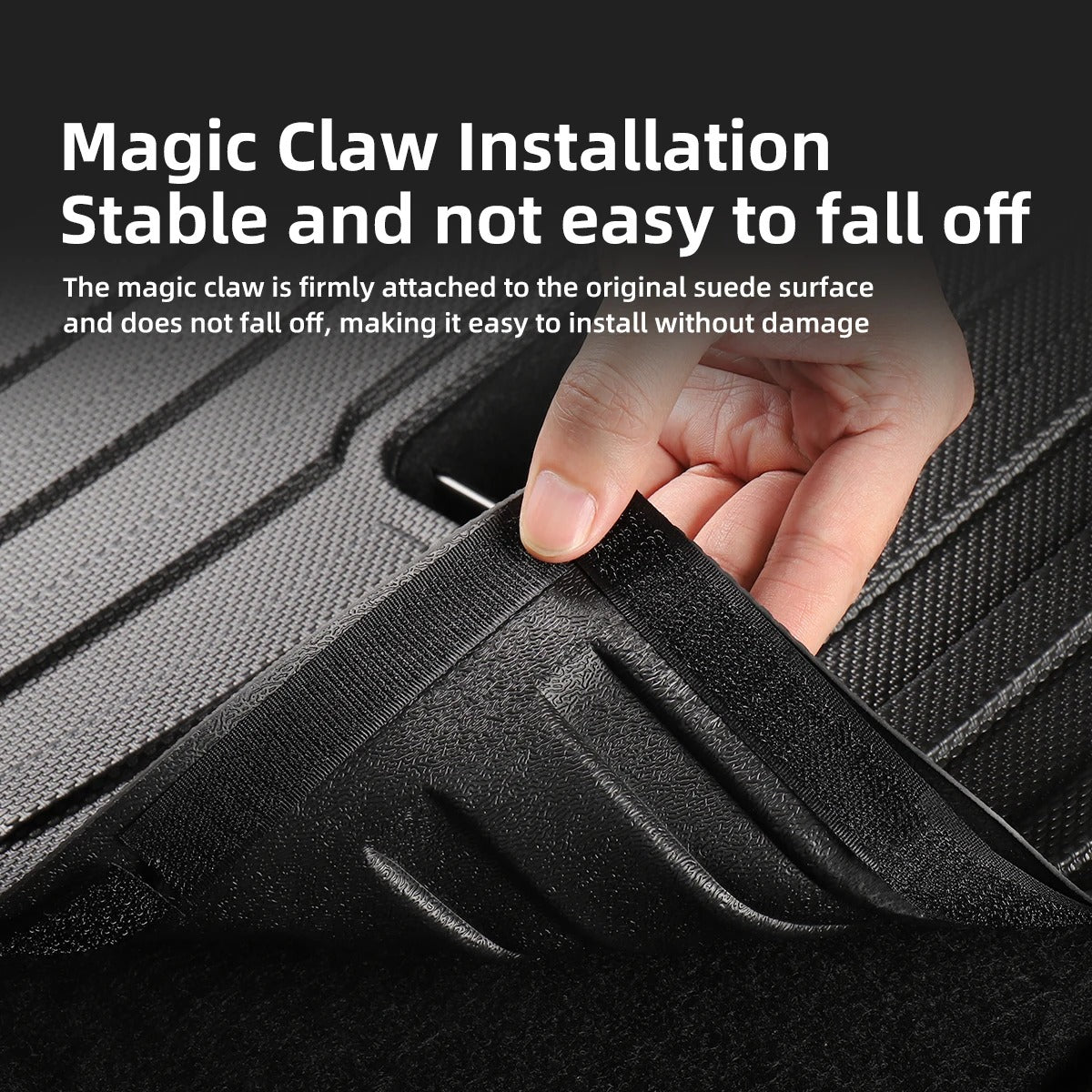 Rear Seat Backrest Protective Pad & Trunk Mat – For Tesla Model Y (2021-2024) - Delicate Leather