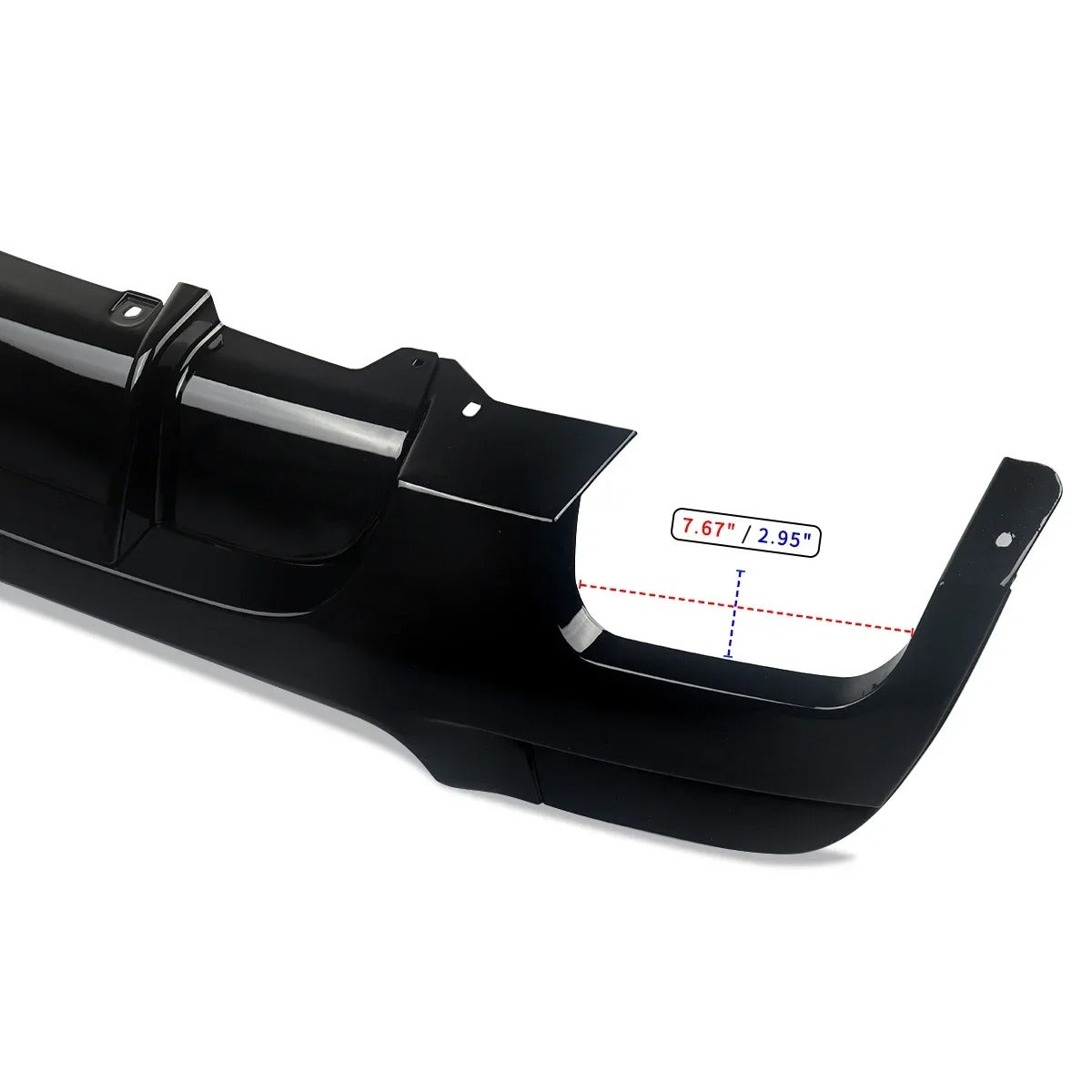 Gloss Black M Performance Rear Bumper Diffuser for BMW 3 Series E92/E93 (2006-2014)