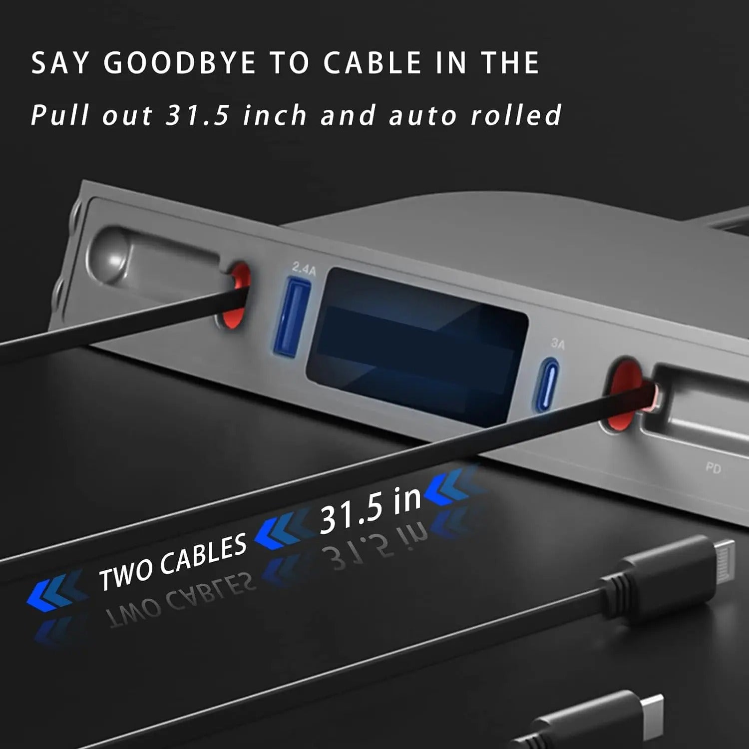 USB Hub and Fast Charger for Tesla Model Y and Model 3 (2021-2024)