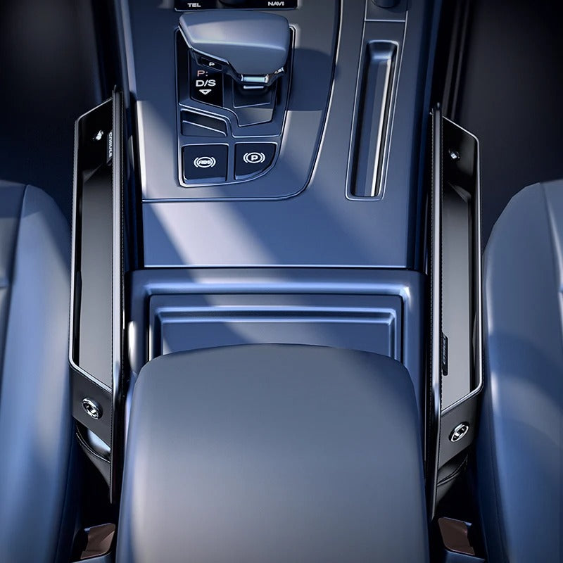 Car Slot Central Control Storage Box – Leather Seat Crevice Organizer - Delicate Leather