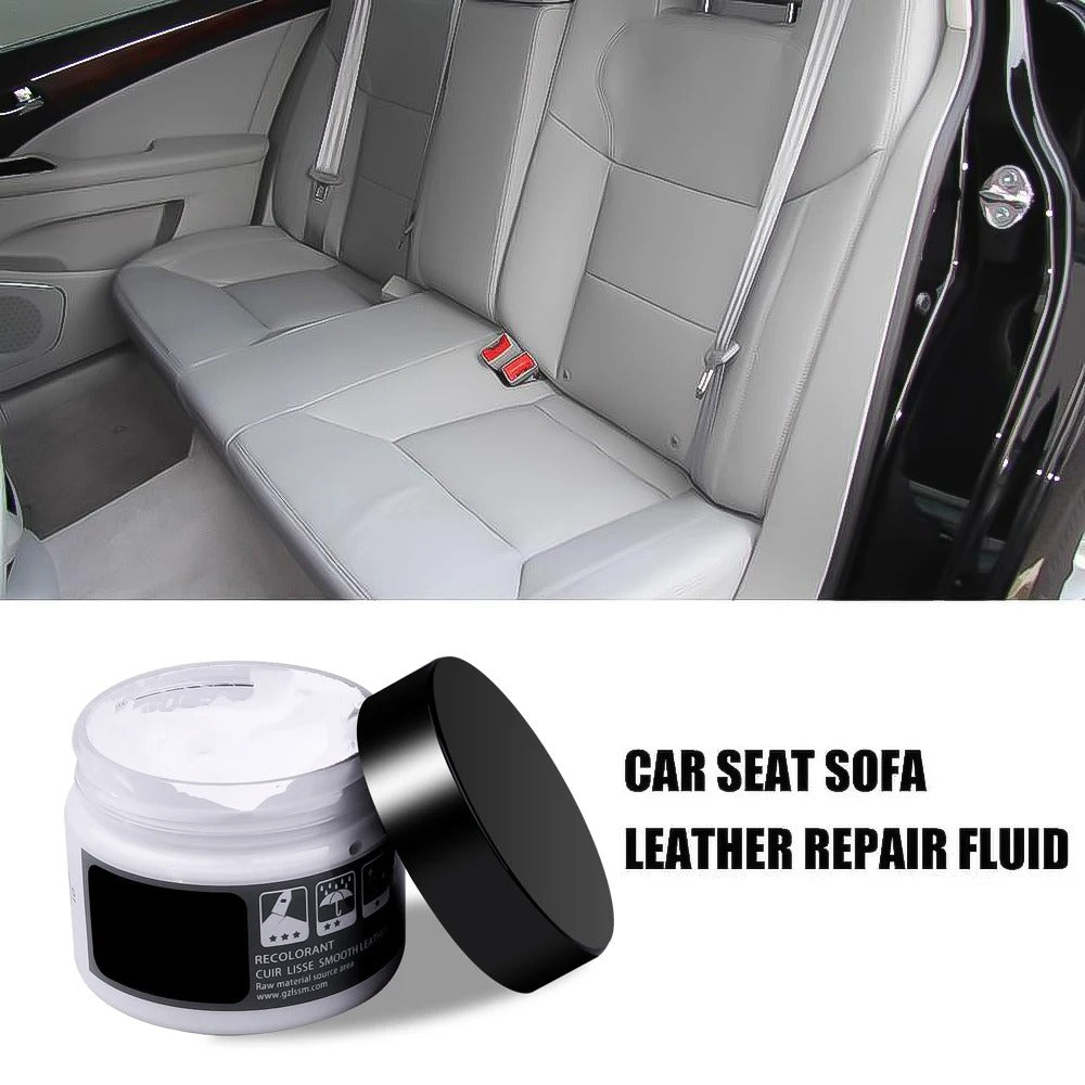 Liquid Skin Leather Repair Kit – No-Heat Restoration for Car Seats, Sofas, and Leather Goods - Delicate Leather