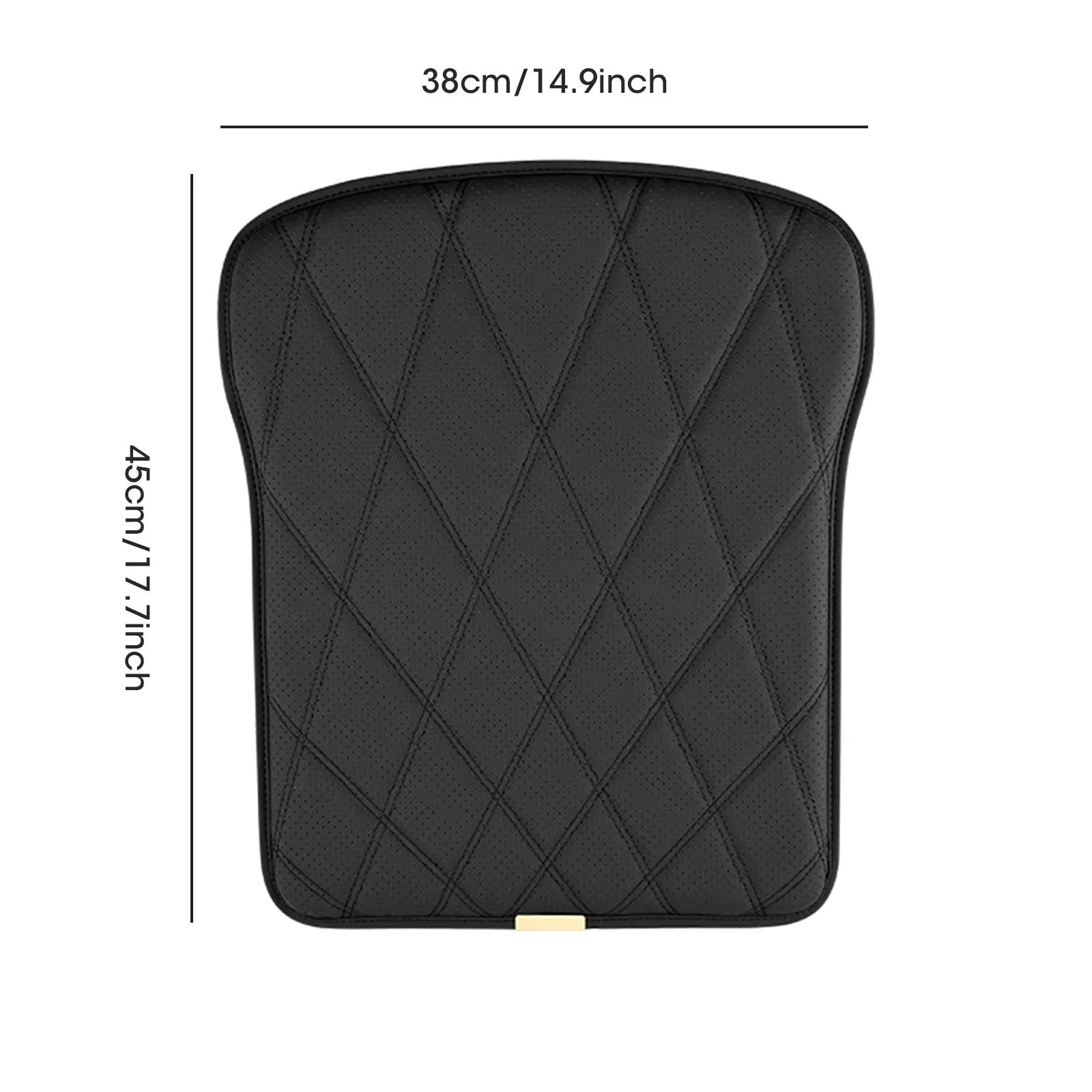 Car Breathable Cushion – Four Seasons Non-Slip Seat Cushion for Comfort and Cooling - Delicate Leather