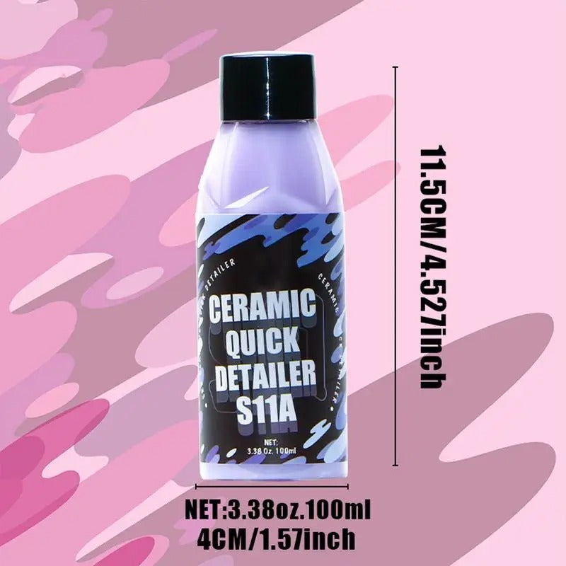 Ceramic Car Coating Spray – Scratch & Water Spot Protection for Car Detailing - Delicate Leather