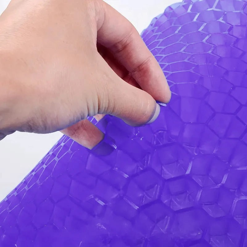 Large Car Seat Cushion – Travel Cushion for Long-Distance Travel & Office Use, Relieves Lower Back Pain - Delicate Leather