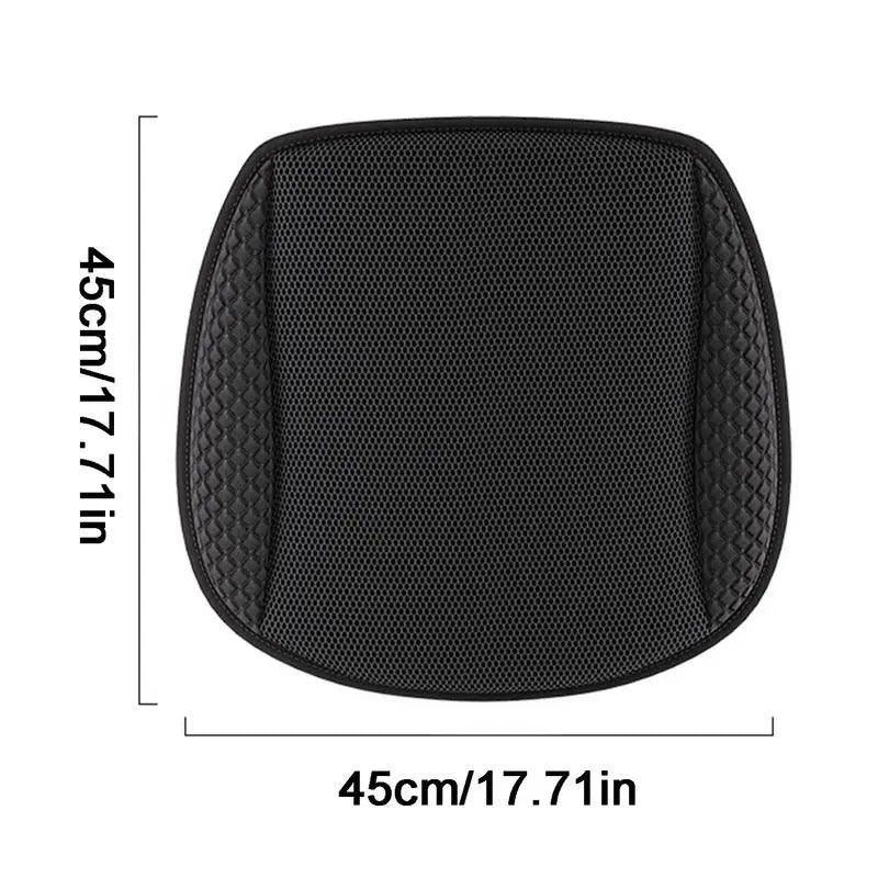 USB Cooling Seat Cushion – Ventilated Ice Silk Cover with 5 Fans & Adjustable 3-Speed Control