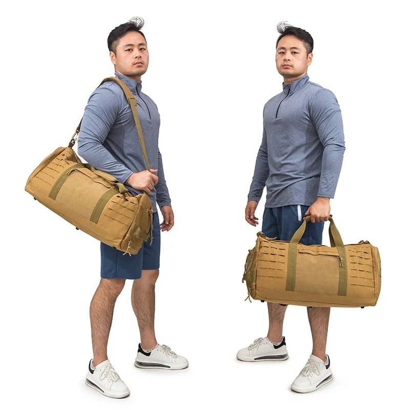 40L Tactical Gym and Travel Duffle Bag for Men – Fitness, Outdoor, and Weekender Use - Delicate Leather