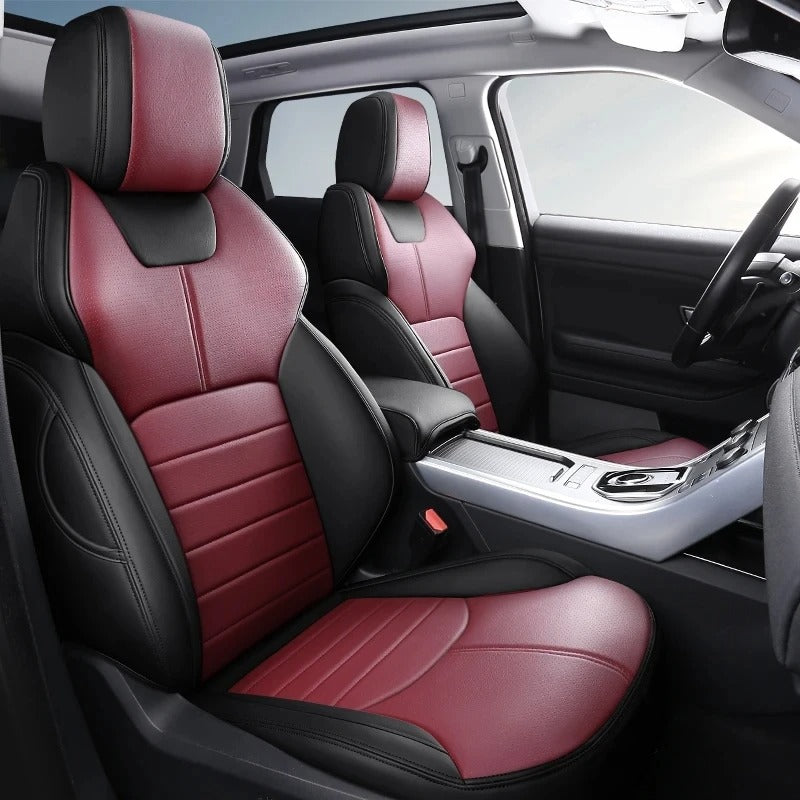 Custom Fit Car Seat Covers – 98% Compatibility for 5-Seater Vehicles - Delicate Leather