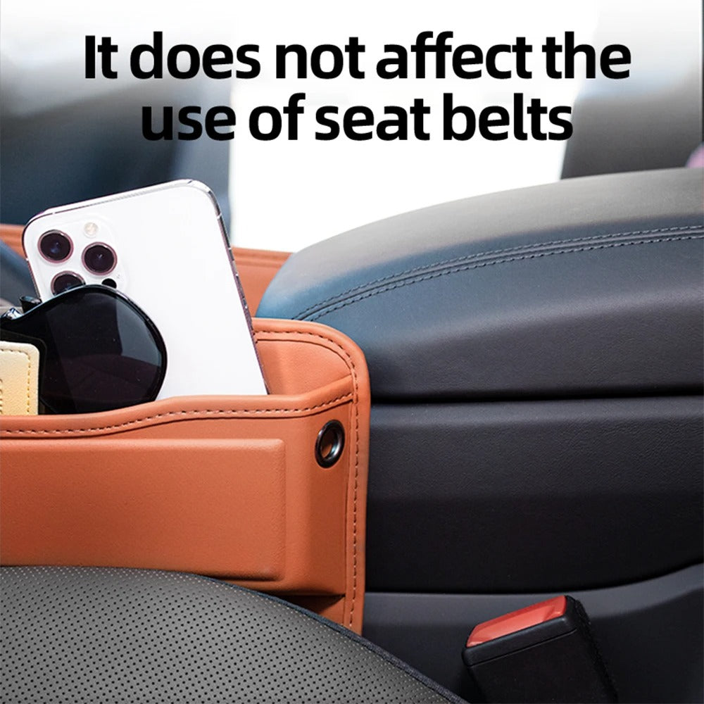Universal Car Seat Gap Storage Box – Multifunctional Seat Gap Pocket Organizer