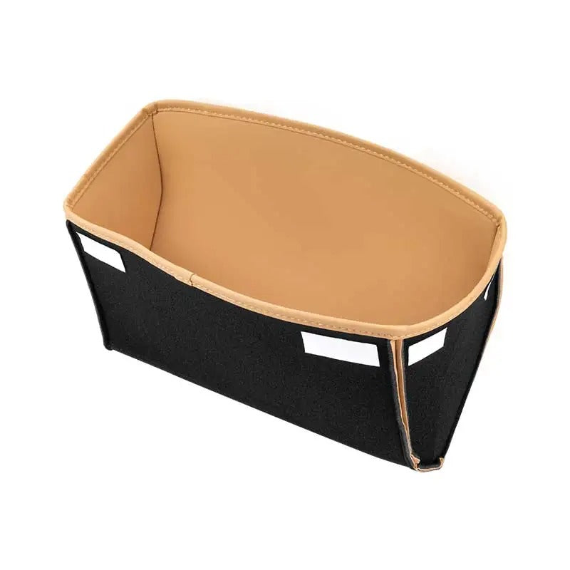 PU Leather Glove Box Storage Bag – Center Console Organizer - Delicate Leather