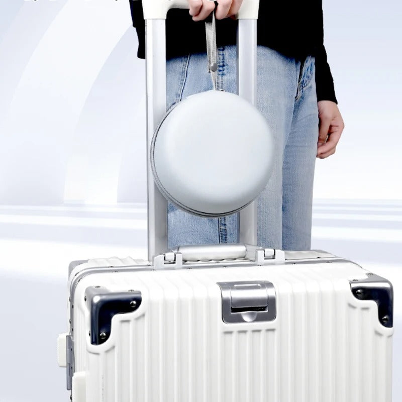 Portable Memory Foam Neck Pillow – U-Shaped Travel Pillow for Cervical Support, Camping, and Rest - Delicate Leather