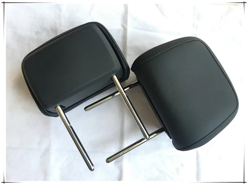 Adjustable Headrest for Audi A4B9, Q5, A6C7, and More – Summer Comfort with Synthetic Fiber Filling - Delicate Leather