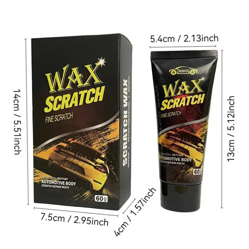 Car Wax Scratch Repair Paste - Professional Auto Polishing Wax for Scratch Removal, Shine & Protection - Delicate Leather