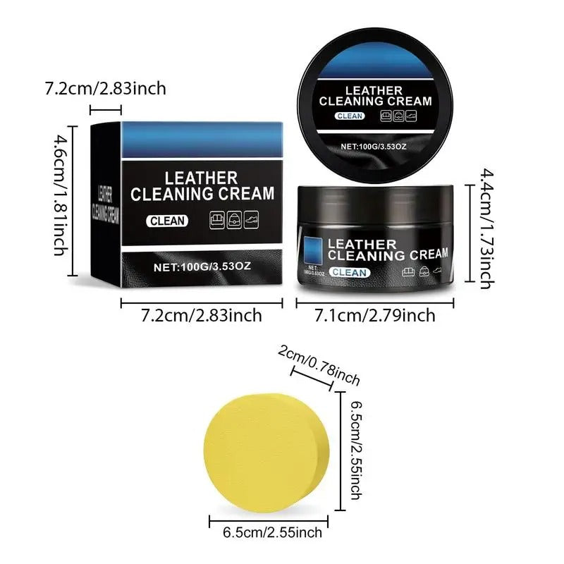 Leather Maintenance Cream – Multifunctional Cleaner & Protector for Cars and Home